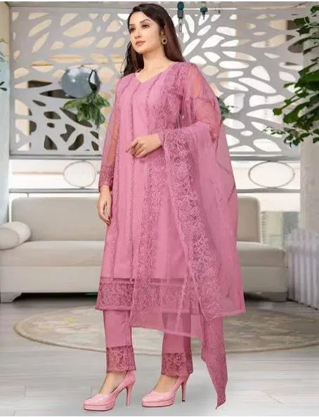 Kurta With Dupatta And Bottomwear